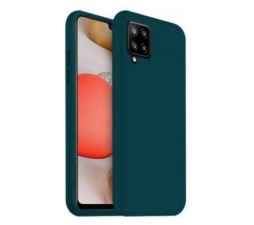 Slika 2 izdelka: Silikonski ovitek za Samsung Galaxy A32 LTE - mat temno zelen