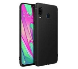 Slika 2 izdelka: Silikonski ovitek za Samsung Galaxy A40 A405 - mat črn