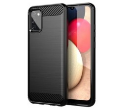 Slika 2 izdelka: Silikonski ovitek za Samsung Galaxy A03s A037 - mat carbon črn