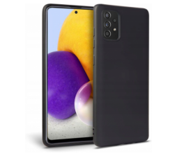 Slika 2 izdelka: Silikonski ovitek za Samsung Galaxy A73 5G - mat črn
