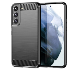 Slika 2 izdelka: Silikonski ovitek za Samsung Galaxy S22 5G - mat carbon črn
