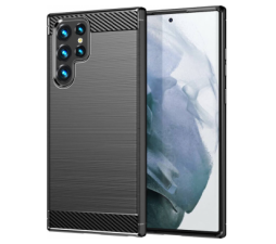 Slika 2 izdelka: Silikonski ovitek za Samsung Galaxy S22 Ultra 5G - mat carbon črn