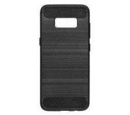Slika 2 izdelka: Silikonski ovitek za Samsung Galaxy S8 G950 - mat carbon črn
