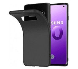 Slika 2 izdelka: Silikonski ovitek za Samsung Galaxy S10 Plus G975 - mat črn