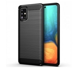 Slika 2 izdelka: Silikonski ovitek za Samsung Galaxy A71 A715 - mat carbon črn