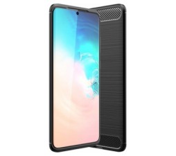 Slika 2 izdelka: Silikonski ovitek za Samsung Galaxy S20 Ultra G988 - mat carbon črn