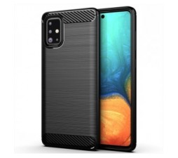 Slika 2 izdelka: Silikonski ovitek za Samsung Galaxy A51 A515 - mat carbon črn