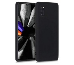 Slika 2 izdelka: Silikonski ovitek za Samsung Galaxy A41 A415 - mat črn