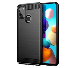 Slika 2 izdelka: Silikonski ovitek za Samsung Galaxy A41 A415 - mat carbon črn