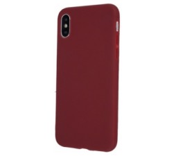 Slika 2 izdelka: Silikonski ovitek za Samsung Galaxy A51 A515 - mat bordo rdeč
