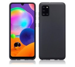 Slika 2 izdelka: Silikonski ovitek za Samsung Galaxy A31 A315 - mat črn