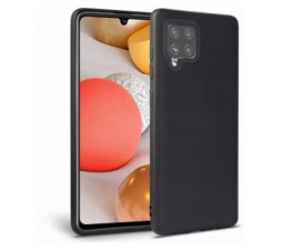 Slika 2 izdelka: Silikonski ovitek za Samsung Galaxy A42 5G A426 - mat črn