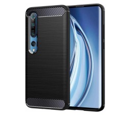 Slika izdelka: Silikonski ovitek za Xiaomi Mi 10 / 10 Pro - mat carbon črn