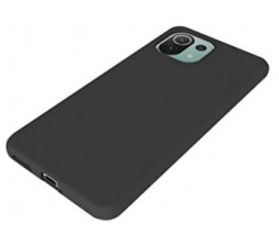 Slika 2 izdelka: Silikonski ovitek za Xiaomi Mi 11i / Poco F3 - mat črn
