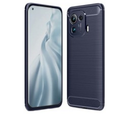 Slika 2 izdelka: Silikonski ovitek za Xiaomi Mi 11 - mat carbon moder