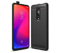 Slika 2 izdelka: Silikonski ovitek za Xiaomi Mi 9T - mat carbon črn