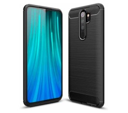 Slika izdelka: Silikonski ovitek za Xiaomi Note 8 Pro - mat carbon črn