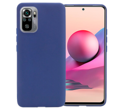 Slika izdelka: Silikonski ovitek za Xiaomi Redmi 10 - mat moder