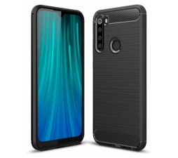 Slika izdelka: Silikonski ovitek za Xiaomi Redmi Note 8T - mat carbon črn