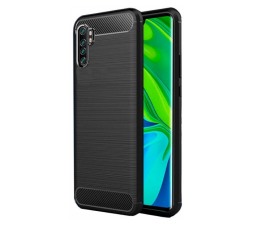 Slika izdelka: Silikonski ovitek za Xiaomi Redmi Note 10 Lite - mat carbon črn