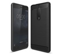 Slika 2 izdelka: Silikonski ovitek za XIAOMI Redmi 6, Redmi 6A - mat carbon črn