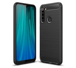 Slika 2 izdelka: Silikonski ovitek za Xiaomi Redmi Note 8T - mat carbon črn