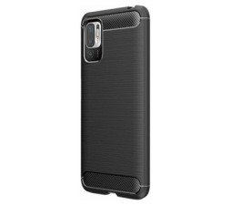 Slika 2 izdelka: Silikonski ovitek za Xiaomi Redmi Note 10 5G - mat carbon črn