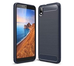 Slika 2 izdelka: Silikonski ovitek za Xiaomi Redmi 7A - mat carbon črn