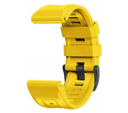 Slika izdelka: Silikonski pašček za uro 22 mm - Quick Fit - Fenix 5x / 6x  - rumen