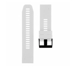 Slika izdelka: Silikonski pašček za uro 26 mm - Quick Fit - Fenix 5x / 6x  - bel