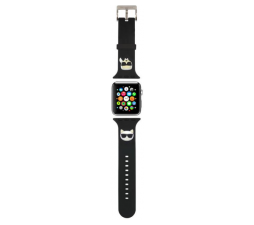 Slika izdelka: Silikonski pašček za uro Karl Lagerfeld KLAWLSLCKK za Apple Watch 42 / 44 / 45 mm - Heads črn