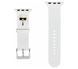 Slika 2 izdelka: Silikonski pašček za uro Karl Lagerfeld KLAWLSLKW za Apple Watch 42 / 44 / 45 mm - Karls Head bel