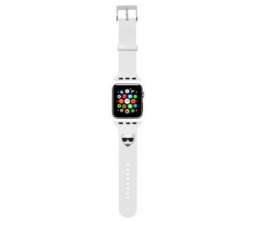 Slika 2 izdelka: Silikonski pašček za uro Karl Lagerfeld KLAWLSLCW za Apple Watch 42 / 44 / 45 mm - Choupettes Head bel