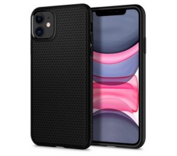 Slika 2 izdelka: Spigen Liquid Air silikonski ovitek za iPhone 11 črn