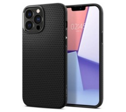 Slika 2 izdelka: Spigen Liquid Air silikonski ovitek za iPhone 13 Pro črn