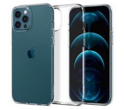 Slika 2 izdelka: Spigen Liquid Crystal ovitek za iPhone 12  in 12 Pro - prozoren