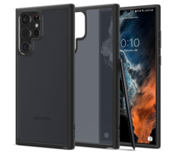Slika 2 izdelka: Spigen Ultra Hybrid ovitek za Samsung Galaxy S22 Ultra 5G črn z okvirjem