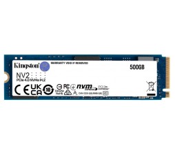Slika izdelka: SSD Kingston M.2 PCIe NVMe 500GB NV2, 3500/2100MB/s, 4.0x4