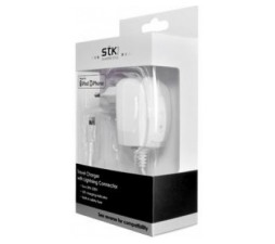 Slika 2 izdelka: STK HIŠNI POLNILEC s  podatkovnim kablom Lightning z Apple naprave