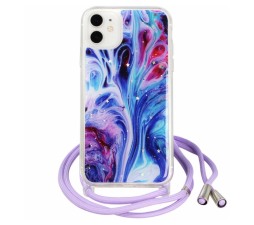 Slika izdelka: Storm silikonski ovitek z vrvico za Samsung Galaxy A72 A726 - moder