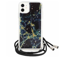 Slika izdelka: Storm silikonski ovitek z vrvico za iPhone 12 / 12 Pro - črn