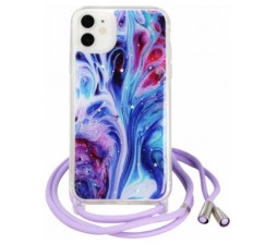 Slika 2 izdelka: Storm silikonski ovitek z vrvico za Samsung Galaxy A52 A525 / Samsung Galaxy A52s A528 - moder