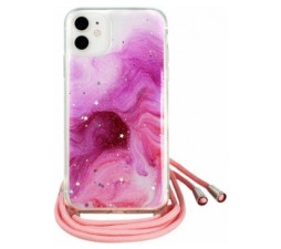 Slika 2 izdelka: Storm silikonski ovitek z vrvico za Samsung Galaxy A52 A525 / Samsung Galaxy A52s A528 - roza