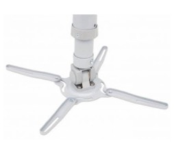 Slika 2 izdelka: Stropni nosilec za projektor 122-202 cm MANHATTAN, do 15 kg, naklon ±180°, bele barve