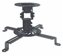 Slika izdelka: Stropni nosilec za projektor 32 cm MANHATTAN, 13,5kg, naklon ±15°, črne barve
