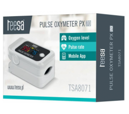 Slika izdelka: Teesa Oksimeter BT PX70 za merjenje kisika v krvi 