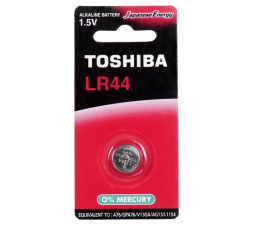 Slika izdelka: Toshiba baterija LR44 (A76, GPA76, V13GA, AG13, L1154) 1,5V 1 kos
