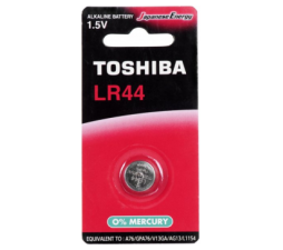 Slika 2 izdelka: Toshiba baterija LR44 (A76, GPA76, V13GA, AG13, L1154) 1,5V 1 kos