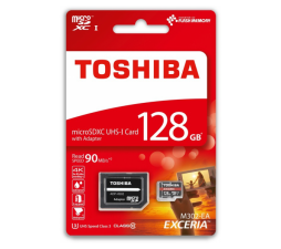 Slika izdelka: TOSHIBA SPOMINSKA KARTICA 128GB micro SDHC z adapterjem SD
