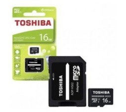 Slika 2 izdelka: TOSHIBA SPOMINSKA KARTICA 16GB micro SDHC M203 z adapterjem SD